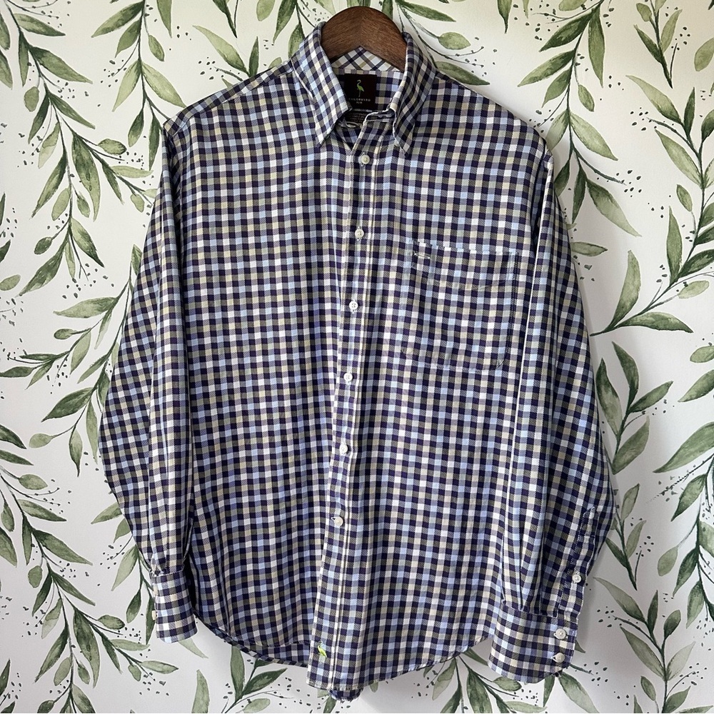 Tailorbyrd Plaid Button Down. Size Medium. Purple… - image 2